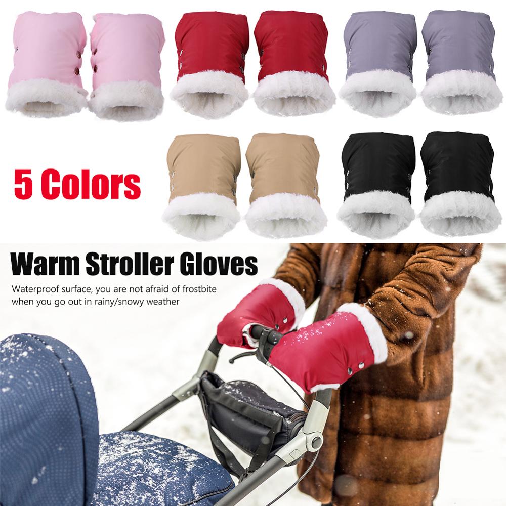 Stroller Gloves Warm Winter Mittens